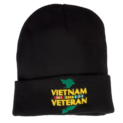 Top Headwear Men's Vietnam Veteran Beanie Cap