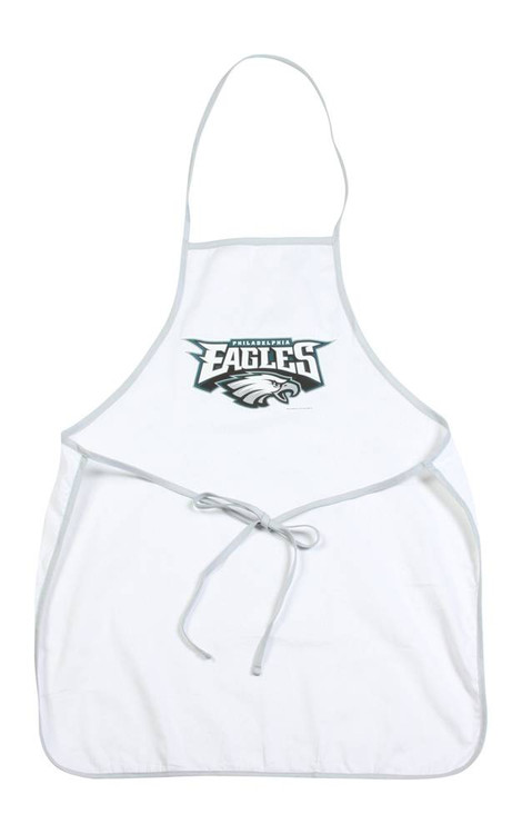 NFL Football Philadelphia Eagles Sports Fan BBQ Grilling Apron Grey Trim