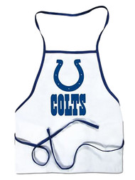 NFL Football Indianapolis Colts  Sports Fan BBQ Grilling Apron Royal Blue Trim