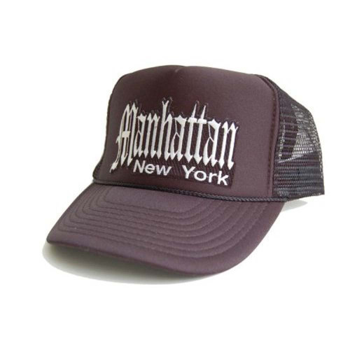 New Manhatten New York Adjustable Hat- Black