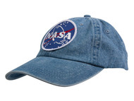 NASA Low Profile Washed Denim Hat