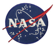 NASA Logo Patch Blue & White 3"