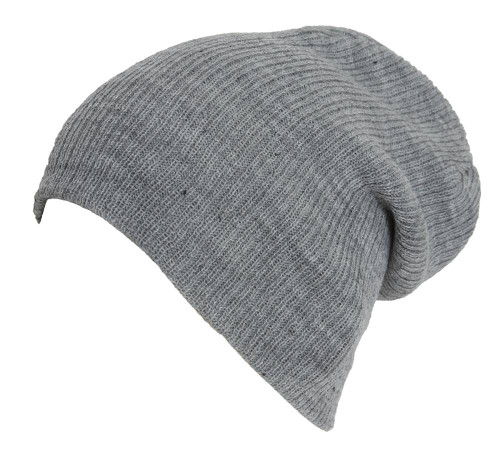 Light Grey Winter Slouch Beanie