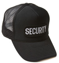 Delux 3D Patch Embroidery Law Enforcement Trucker Hat, SECURITY