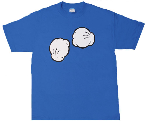 Cartoon Fists Graphic T-Shirt
