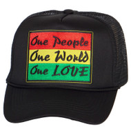 Men's One People One World One Love Trucker Hat