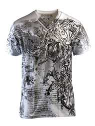 Konflic Men's Fleur-de-lis Graphic T-Shirt