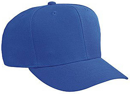 Wool Blend Pro Style Caps, Royal