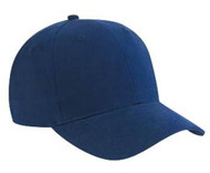 Brushed Cotton Twill Low Profile Pro Style Caps, Navy