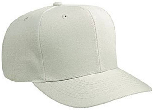 Wool Blend Pro Style Caps, Stone Gray