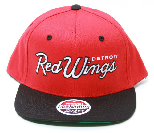 Zephyr NHL Detroit Red Wings Script Snapback Hat