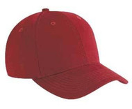 Brushed Cotton Twill Low Profile Pro Style Caps, Burgundy Maroon