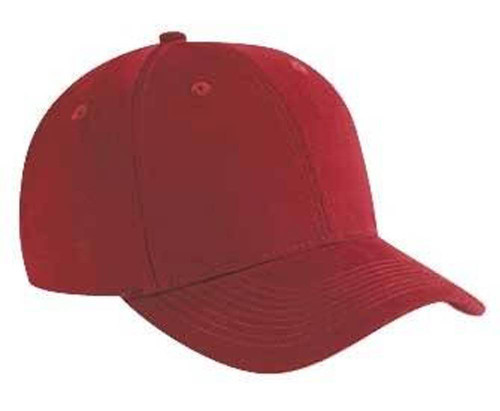 Brushed Cotton Twill Low Profile Pro Style Caps, Burgundy Maroon