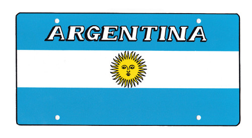 National Plastic License Plate Cover Holder, Argentina
