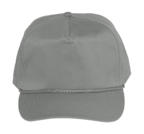 Cotton Twill Golf Cap - Grey