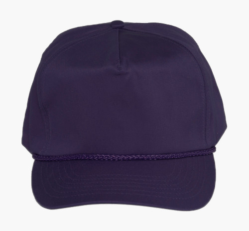 Cotton Twill Golf Cap - Purple
