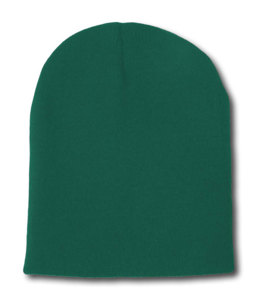 12 Short Beanies Wholesale- Forest