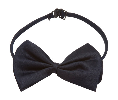 Solid banded Bowtie, Black