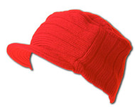 New Flat Top Winter  Cap (Red)