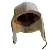 New Khaki Winter Trapper Cotton Fake Fur Hunting Hat