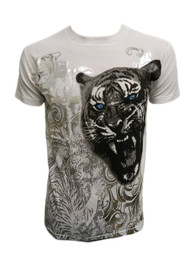 Konflic Men's Graphic Design Fierce Tiger MMA T-Shirt