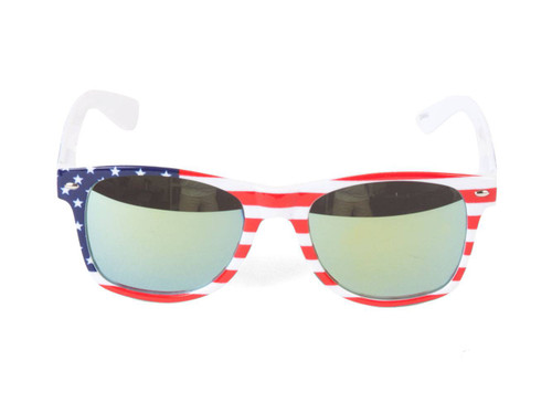 USA Mirror Lens Edge-rimmed Sunglasses
