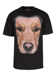 Men's Golden Retreiver Dog Short Sleeve Shirt