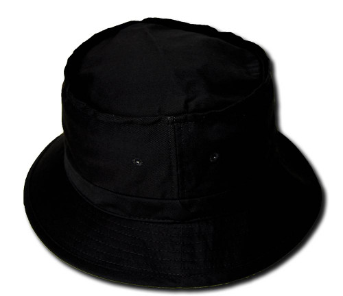 Fishing Bucket Hat, S/M Black