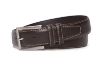 Gravity Threads Mens Fashion Leather Double Keeper Belt
