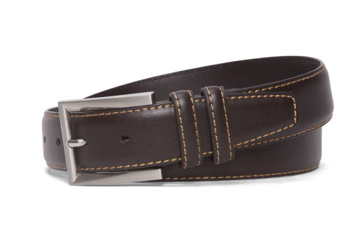 Gravity Threads Mens Fashion Leather Double Keeper Belt