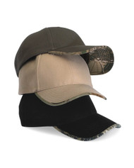 Kati - Solid Cap with Camouflage Bill