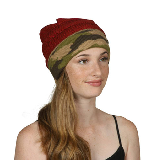 Gravity Threads Soft Camouflage Cuff Beanie