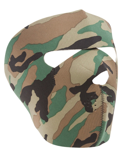 Neoprene Full Face Mask (2 PACK), Camo