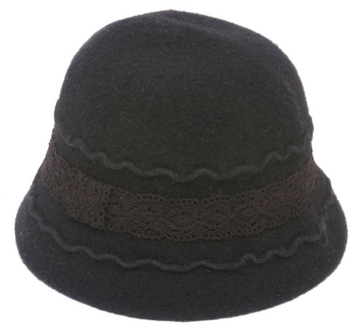 Womens Winter Wool Bucket Hat