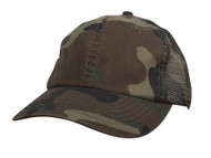 Enzyme Washed Camouflage Mesh Trucker Hat