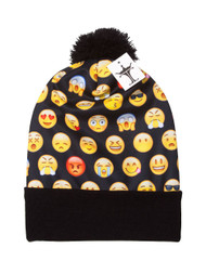 TopHeadwear Sublimation Cuffed Beanie - Emoticon