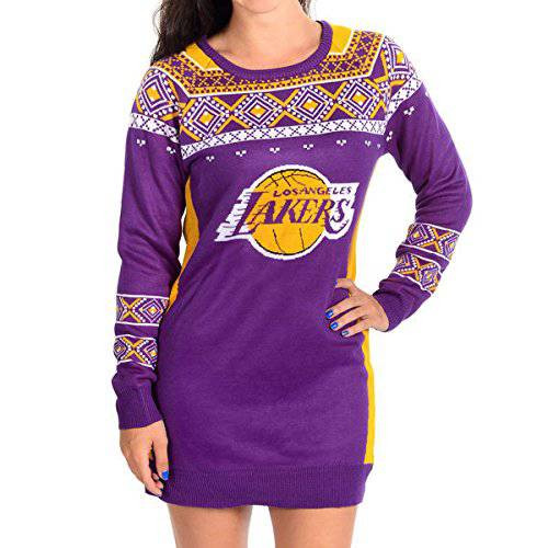Los Angeles Lakers NBA Big Logo Sweater Dress - Gravity Trading