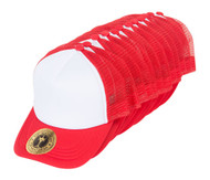 TopHeadwear 1 Dozen Low Profile Trucker Foam Mesh Hat