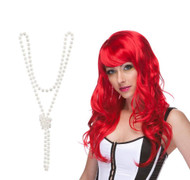 The Mermaid Costume Kit, Burlesque Wig and Plastic Pearl Necklace
