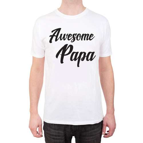 Gravity Trends Awesome Papa Men's Short Sleeve T-Shirt