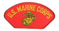 United States Marines Corps Logo Red Patch