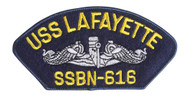 United States Navy USS Lafayette SSBN-616 Patch