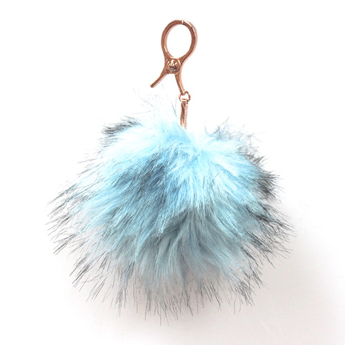 CC Fox Faux Fur Cell Phone Purse Key Chain