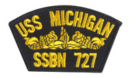 United States Navy USS Michigan SSBN-727 Patch