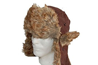 New York Designed New Wave Winter trapper Faux Fur Aviator Hat Cap