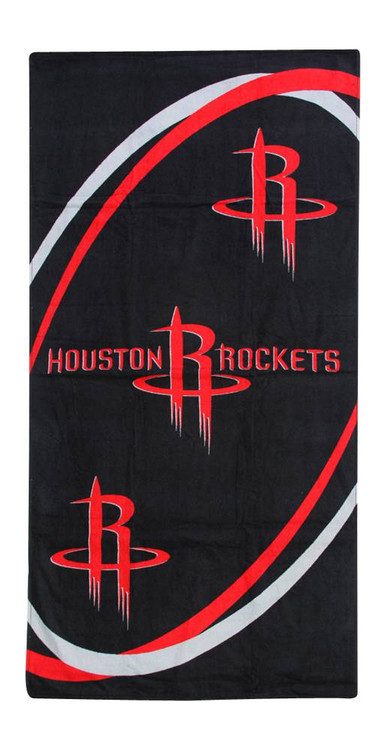 Houston Rockets Black/Red Beach Towel