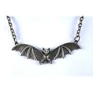 Gothic Vampire Bat Necklace Halloween Club Rockabilly Horror