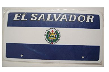 National Plastic License Plate Cover Holder, El Salvador