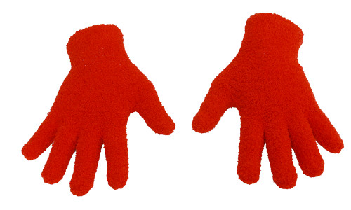 Pro Gloves Magic Polyester Winter Wear It's Cozy Gloves, Red