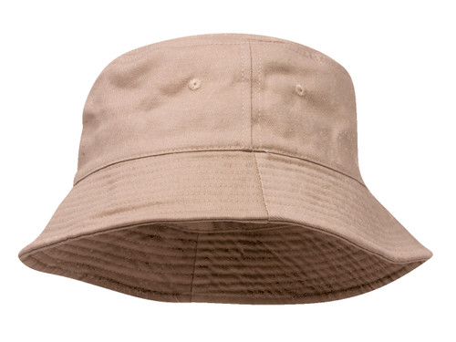 Youth Pigment Dyed Bucket Hat-Khaki